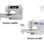 Brother HC1850 vs CS6000i
